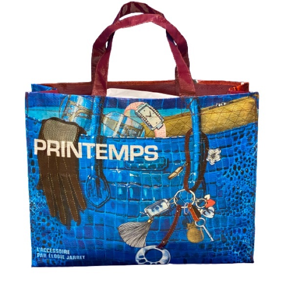 Printemps French Shopping Tote L’Accessoire Par Élodie Jarret Paris - Picture 2 of 10